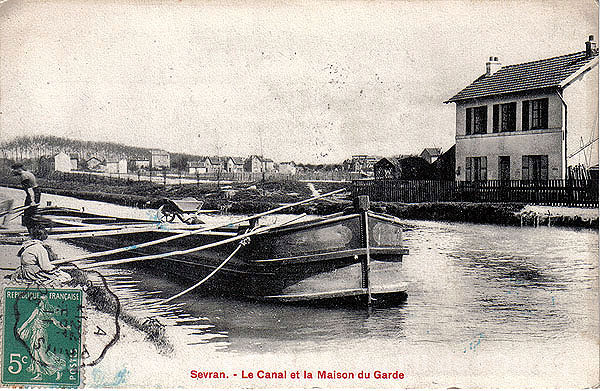 Sevran. - Le Canal et la Maison du Garde